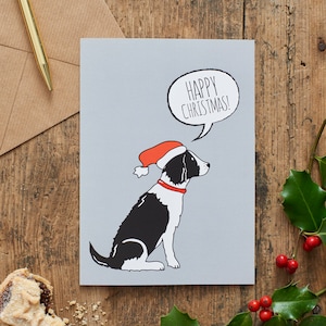 Cartão de Natal Springer Spaniel