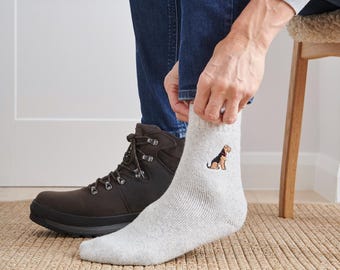 Airedale Terrier Socks - Lakeland & Welsh Terrier Dog Lover Gift