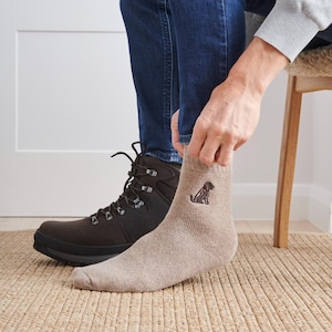 Calzini di lana color cioccolato per Cockapoo/Labradoodle - Regalo per chi porta a spasso i cani e gli amanti dei Cockapoo