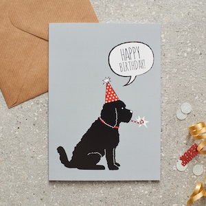 Carte d'anniversaire Cockapoo / Labradoodle