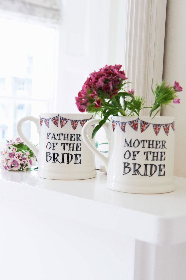 Wedding mug Mother or Father of the Bride image 1