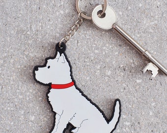 Westie Keyring