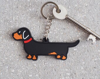 Dachshund Keyring