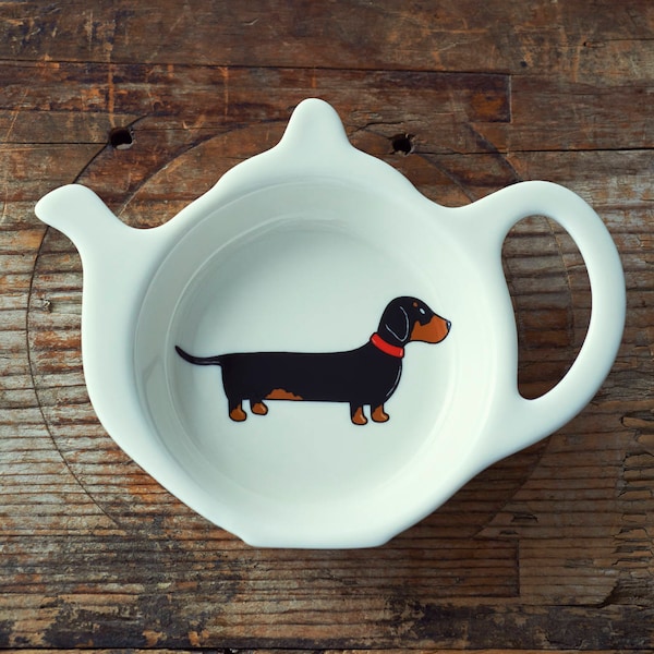 Dachshund Teabag Dish