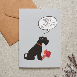 Biglietto per la festa della mamma Schnauzer