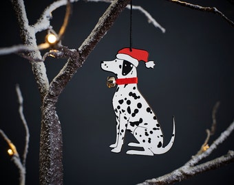 Dalmatian Christmas tree decoration