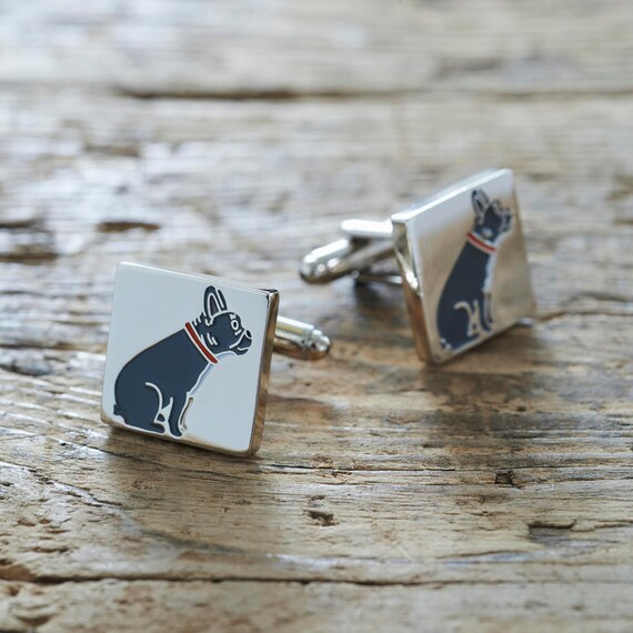 French Bulldog Cufflinks Etsy
