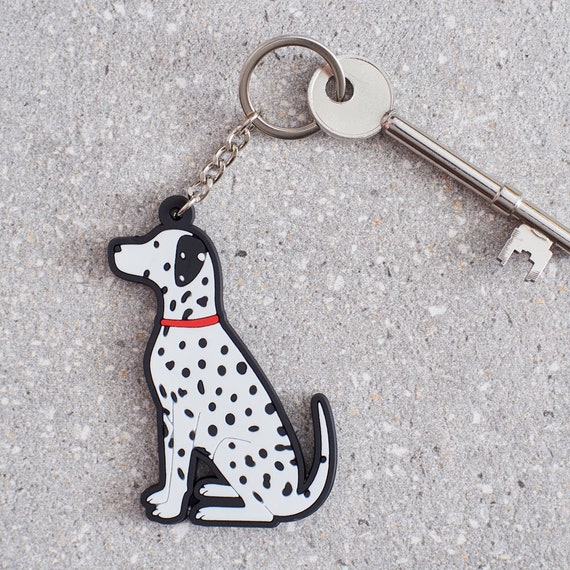 Dalmatian Keyring Personalisation Available