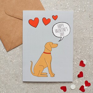 Carte Vizsla Saint Valentin