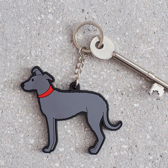 Lurcher keyring best sale
