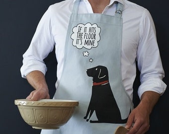 Black Labrador apron