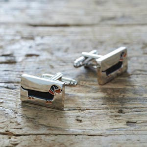 Dachshund / Sausage Dog cufflinks