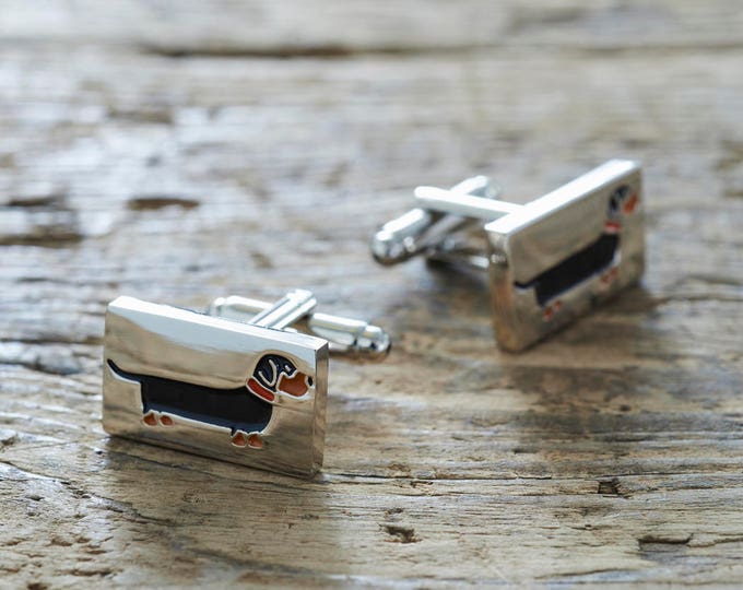 Dachshund / Sausage Dog cufflinks