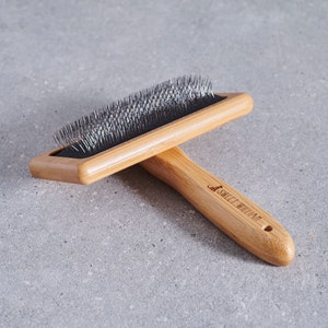 Personalised Bamboo slicker brush