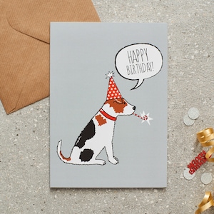 Jack Russell Geburtstagskarte