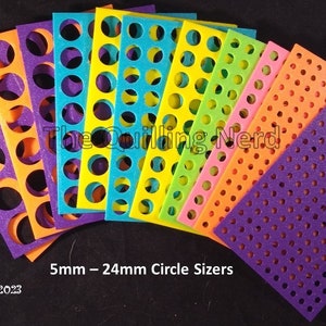 Multisize Circle Sizers Quilling! Circle Template Quilling Board
