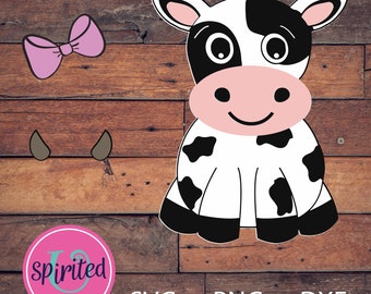 Download Baby Cow Svg Etsy