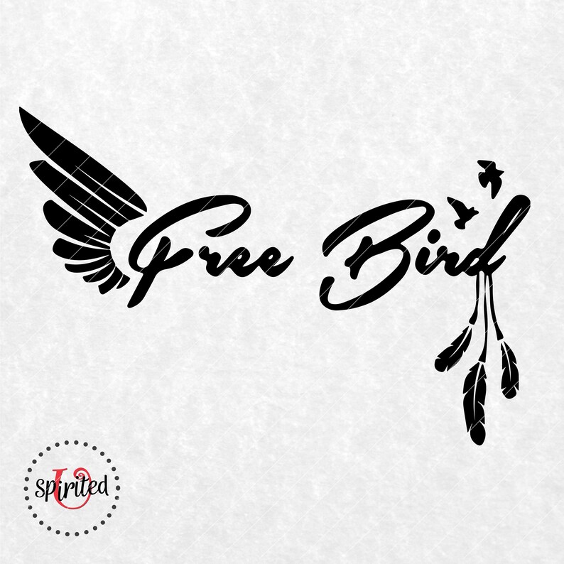 Download Free Bird svg/ Free bird cut file/ Boho svg/ Bohemian svg ...