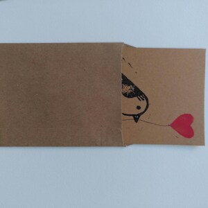 Carte A6 Love - linogravure image 4