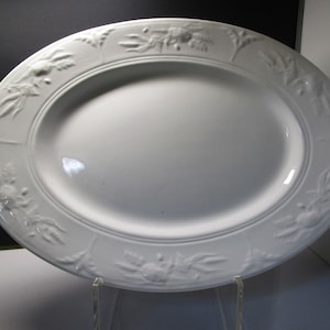 1870s Powell & Bishop &quot;Wheat in the Meadow&quot; Ironstone Platter