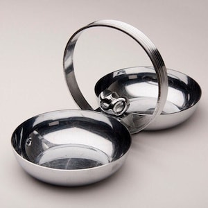 Chase Chrome Mint and Nut Dish with Baby Whale