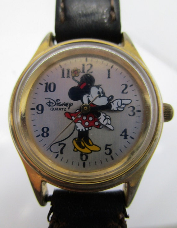 Disney TIME WORKS Minnie Mouse Watch, Lorus by Seiko, Quartz