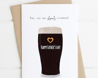 Guinness - Dad, you are Stout-standing - Father's Day card