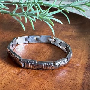Silver Link Bracelet | Mexican Silver | Modernist Silver Link Bracelet