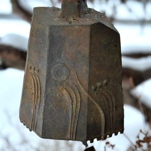 Massive Paolo Soleri Bronze Bell | Cosanti Bell | Arcosanti | MCM Bell | Mid Century Chime | Mid Century Modern