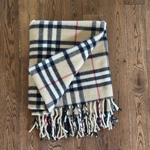 Burberry Blanket - Etsy
