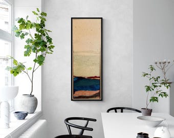 Ray Ho Mixed Media Collage | Pacific Northwest Art | Abstract Landscape