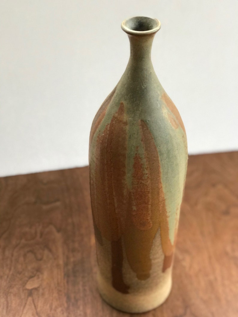 Mid Century Modern Tall Sculptural Vase