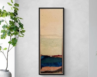 Ray Ho Mixed Media Collage | Pacific Northwest Art | Abstract Landscape