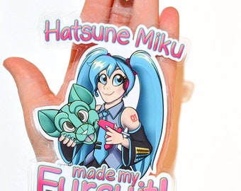 Hatsune Miku Made my Fursuit Badge