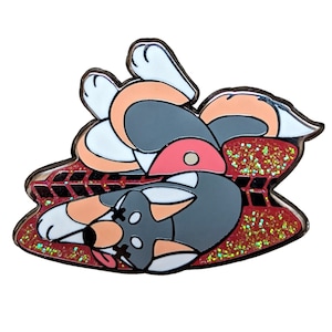 Coyote - Roadkill Cuties enamel pin