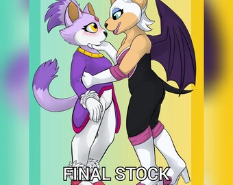 Sonic Sapphics - Art Print (8.5x11)