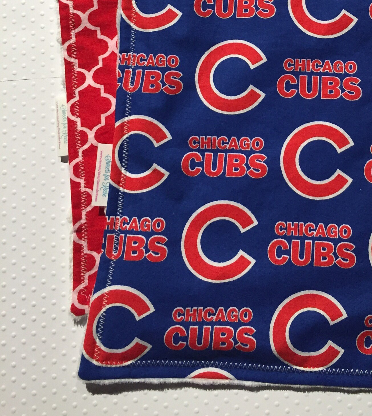 Chicago Cubs Burp Cloth Set Set of 2 Etsy