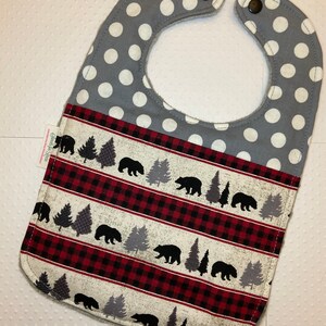 Wild One Bear Bib - Toddler (fits up to 24 months)