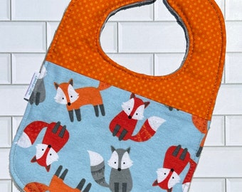 Foxes Bib (fits up to 24 months)