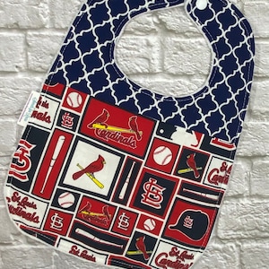 St Louis Cardinals Baseball Toddler Bib (fits up to 24 months)