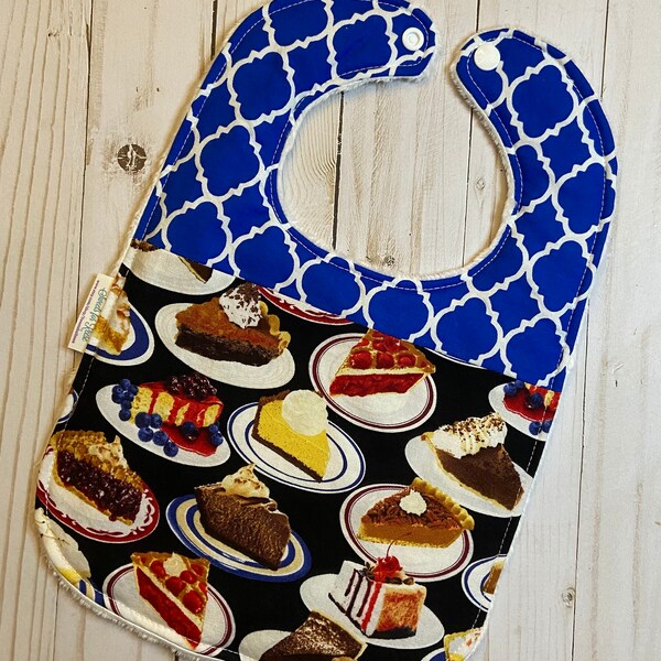 Pieces of Pie Toddler Bib (fits up to 24 months)