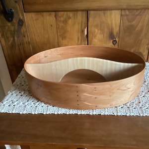 Cherry Extra Deep Divided carrier with curly maple divider #8