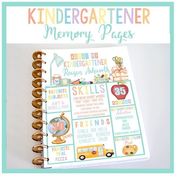 Kindergarten Etsy