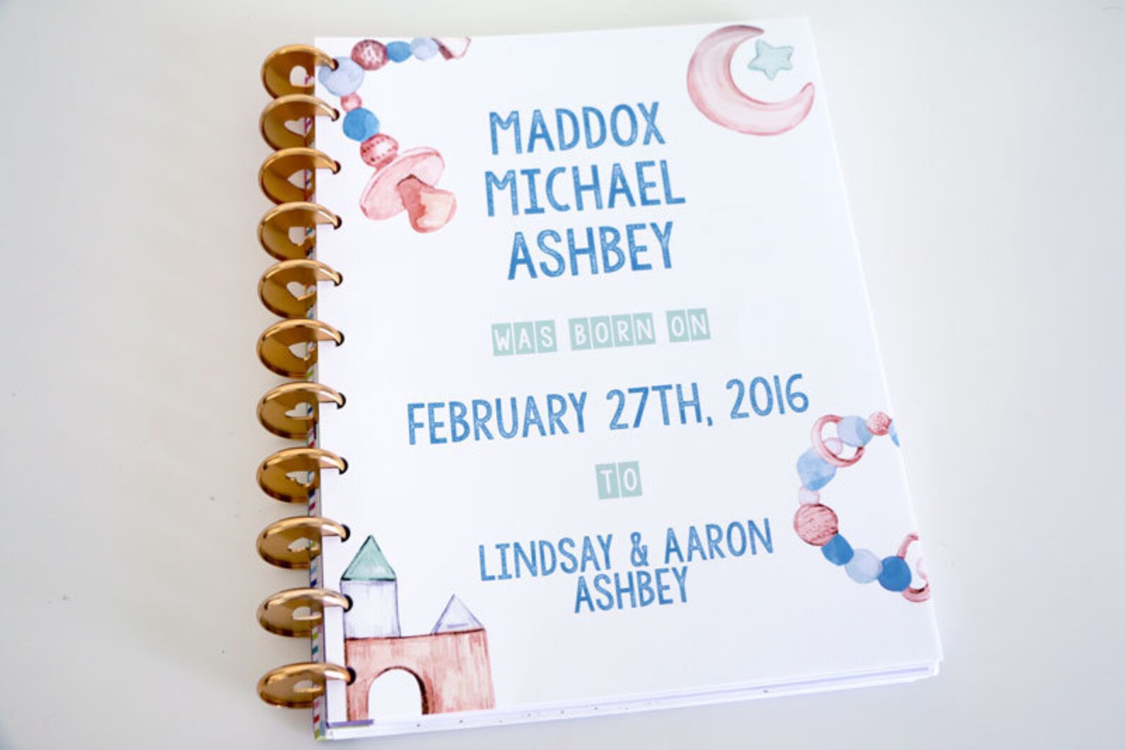 EDITABLE PRINTABLE Baby Book Pages for Boys Boy's Baby Etsy