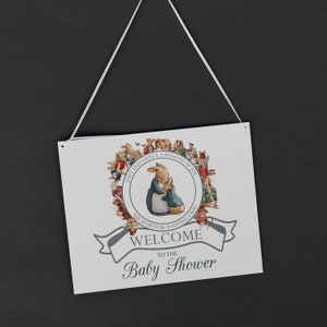 PRINTABLE Peter Rabbit Baby Shower Supplies, Peter Rabbit Baby Shower ...