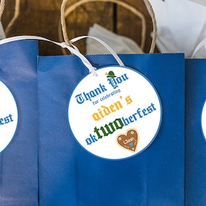 EDITABLE PRINTABLE okTWOberfest Favor Tags, Oktoberfest Party Favors for 2 Year Old, Octoberfest Party Ideas, okTWOberfest Birthday Favors
