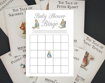 Peter Rabbit Shower Games | Etsy
