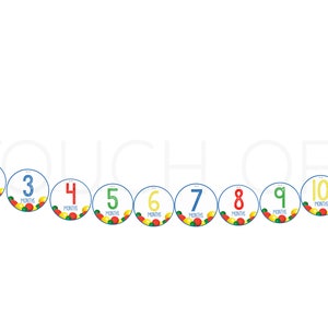 PRINTABLE It&#39;s a Ball to be One 12 Month Photo Banner, Digital Let&#39;s Have a Ball Monthly Picture Banner, Bouncy Ball Theme 12 Month Banner