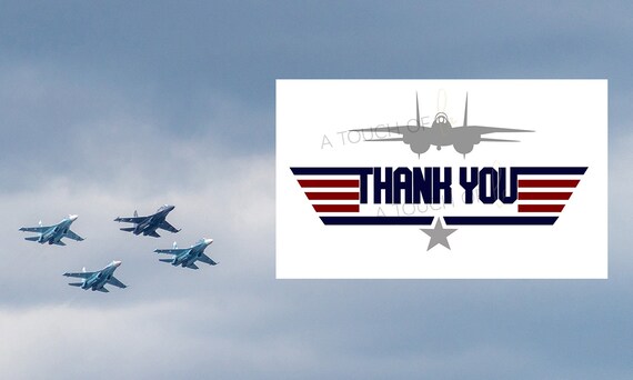 Printable Top Gun Thank You Note 3 X 5 Digital Top Gun Etsy Printable Top Gun Thank You Note 3 X 5 Digital Top Gun Etsy