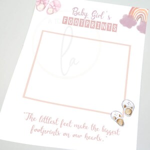 EDITABLE PRINTABLE Baby Book Pages for Girls, Girl's Baby Book Pages ...